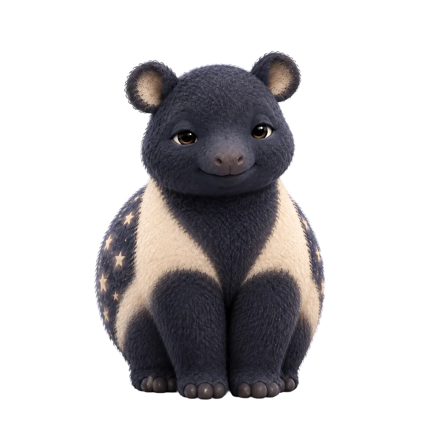 Your tapir with its stars coming in